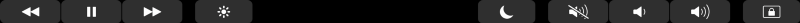 Screenshot of touchbar setup touch bar setup